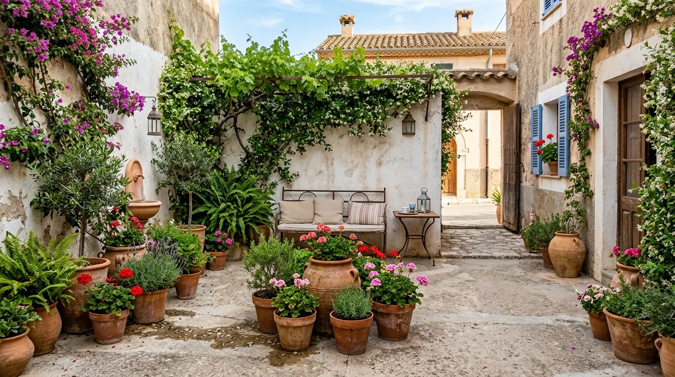 Terracotta Pots and Greenery